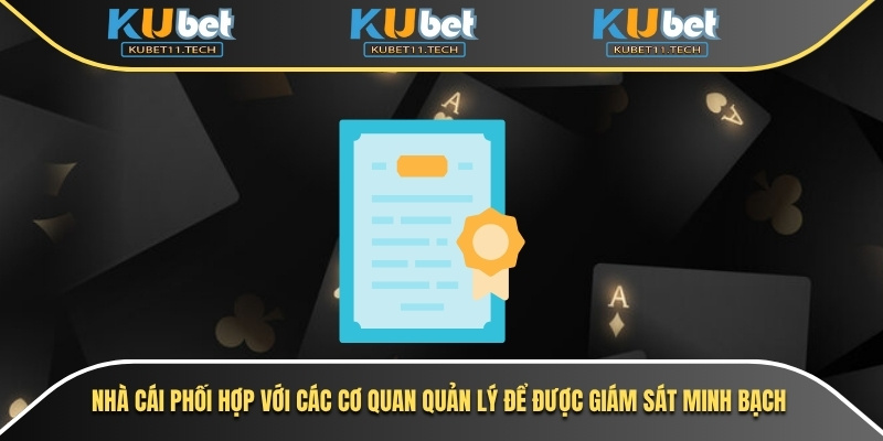 Nhà cái phối hợp với các cơ quan quản lý để được giám sát minh bạch