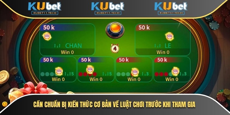 Cần chuẩn bị kiến thức cơ bản về luật chơi trước khi tham gia